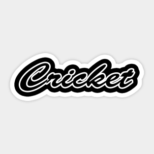 Cricket Sticker